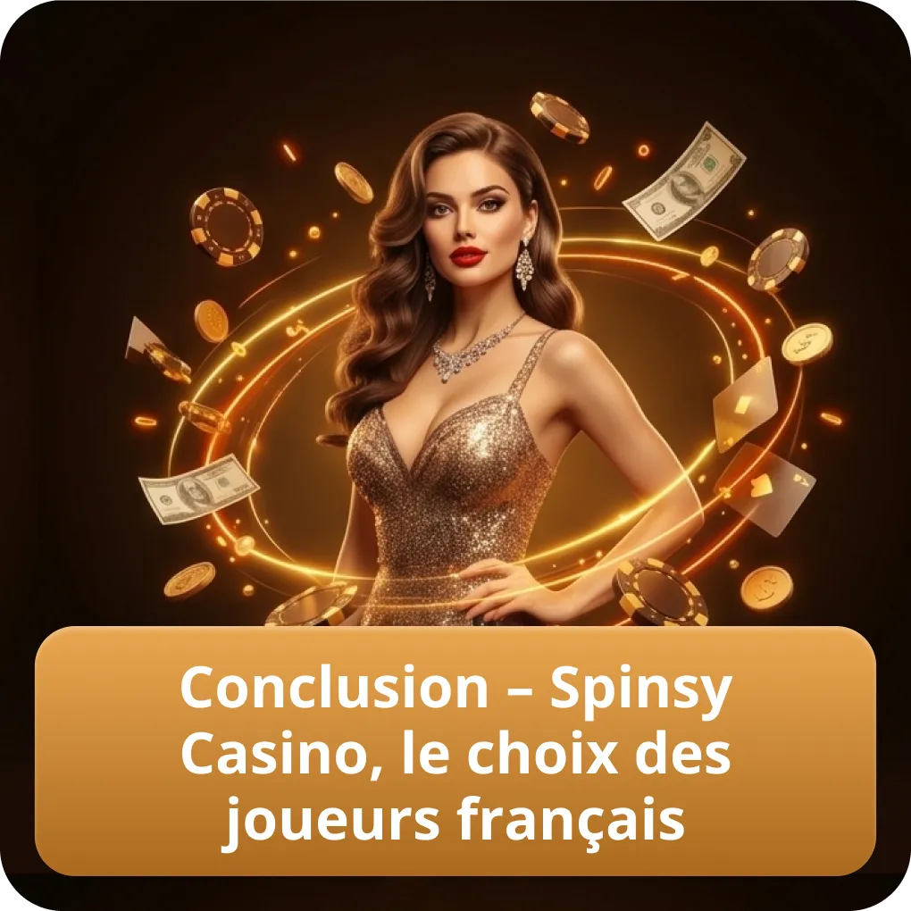 Conclusion – Spinsy Casino France, le choix des joueurs français
