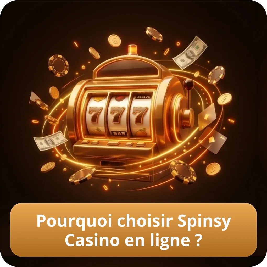 Pourquoi choisir Spinsy Casino France en ligne ?