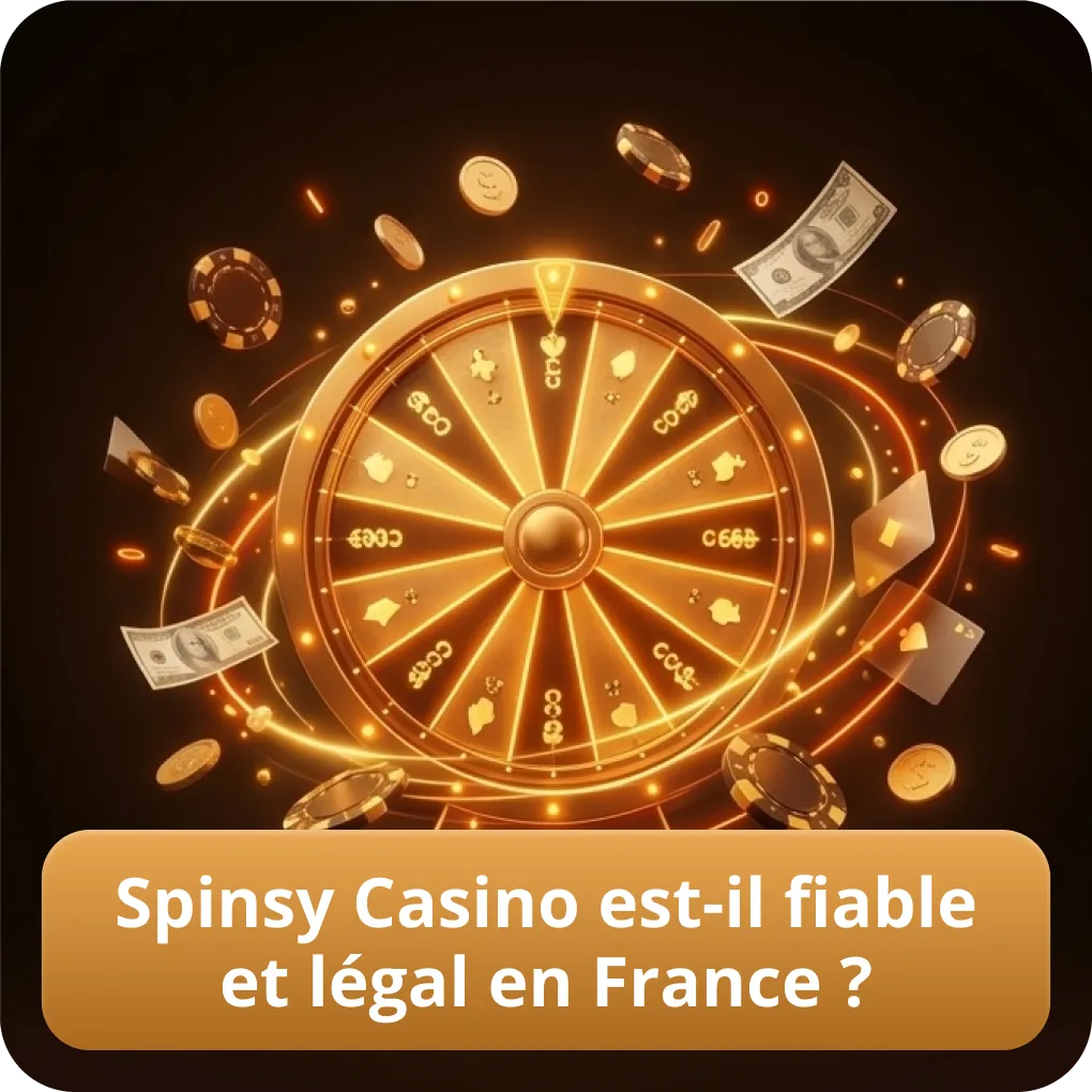 Spinsy Casino est-il fiable et légal en France ?