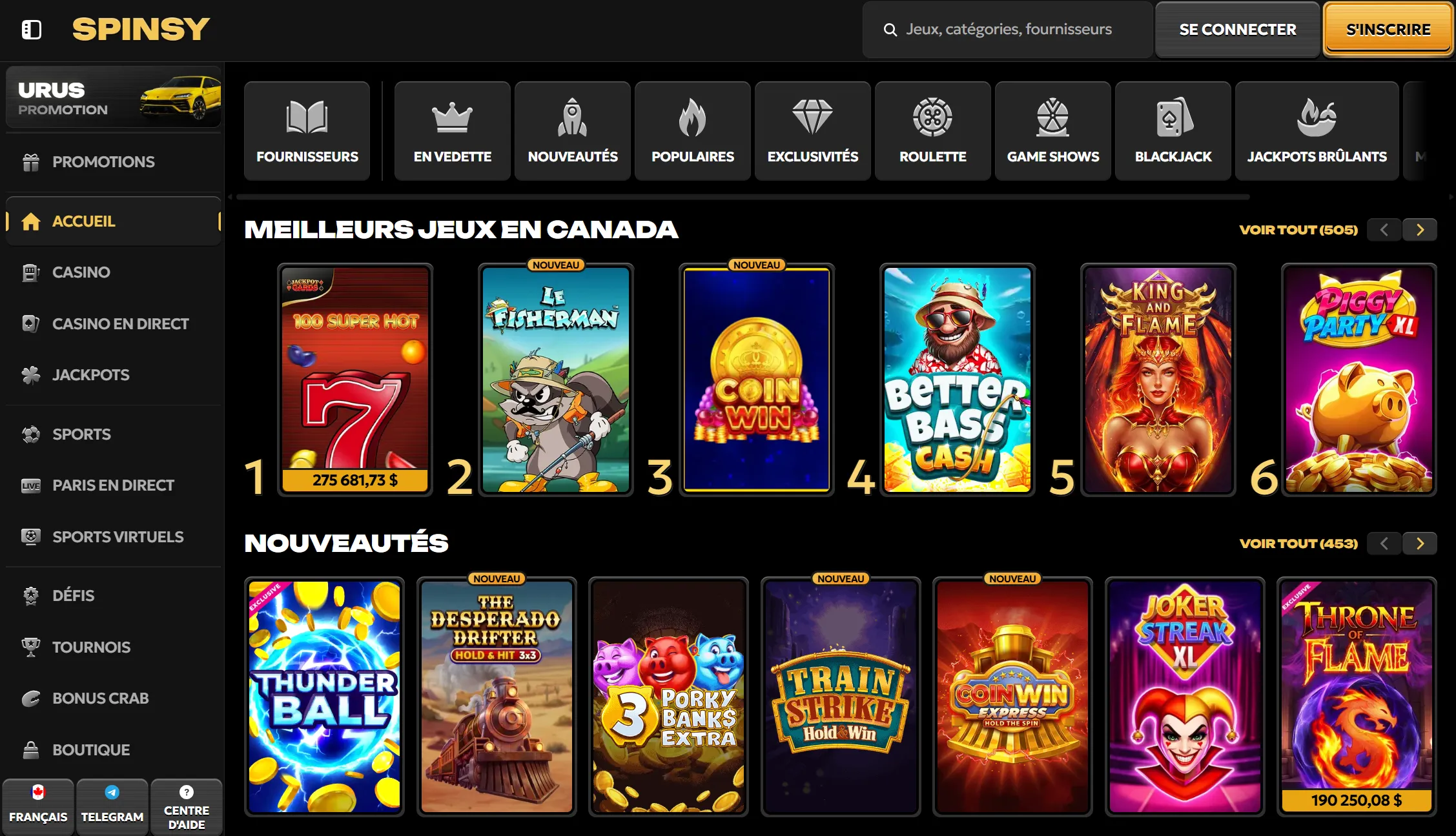 Spinsy Casino avis 2026 – Notre analyse complète et honnête